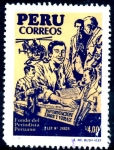 Stamps Peru -  PERU_SCOTT 938.01 FONDO DEL PERIODISMO PERUANO. $0,35