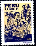 Stamps Peru -  PERU_SCOTT 938.02 FONDO DEL PERIODISMO PERUANO. $0,35