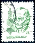 Stamps Uruguay -  URUGUAY_SCOTT 1081 ARTIGAS. $0,25