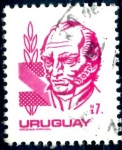 Stamps Uruguay -  URUGUAY_SCOTT 1083 ARTIGAS. $0,75