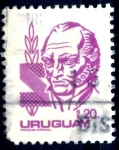 Stamps Uruguay -  URUGUAY_SCOTT 1087 ARTIGAS. $0,75
