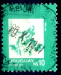 Stamps Uruguay -  URUGUAY_SCOTT 1199 ARTIGAS. $0,20