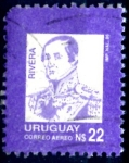 Stamps Uruguay -  URUGUAY_SCOTT 1204.03 RIVERA. $0,20