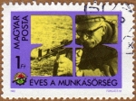 Stamps : Europe : Hungary :  RES-soldado de infanteria-eves munkásörség