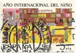 Stamps Spain -  (288) AÑO INTERNACIONAL DEL NIÑO. LA BIBLIOTECA. EDIFIL 2519