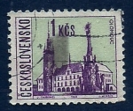 Stamps Czechoslovakia -  Vista siudad OLOMOUC