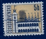 Stamps Czechoslovakia -  Vista siudad LEVOCH