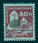 Stamps Czechoslovakia -  Vista siudad KARISTEJN