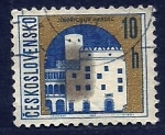 Stamps : Europe : Czechoslovakia :  Vista siudad JINDRICHUV HRDA