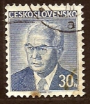 Stamps Czechoslovakia -  GUSTAV HUSAK
