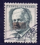 Stamps Czechoslovakia -  LUDVIK SVOBODA