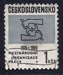 Stamps Czechoslovakia -  Manos Trabajando