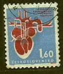 Stamps Czechoslovakia -  IV Congreso Europeo de Cardiologia