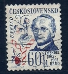 Stamps Czechoslovakia -  GREGOR J. MENDEL (Biologo)