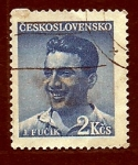 Stamps Czechoslovakia -  JULIUS FICIK (Escritor)