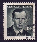 Stamps Czechoslovakia -  J. SVERMA (Escritor)