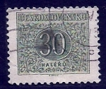 Stamps Czechoslovakia -  CIFRA