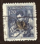 Stamps Czechoslovakia -  Cientifico