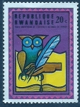 Stamps Rwanda -  Aniver. Academia Rwandesa