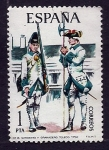 Stamps Spain -  Sargento y Granadero
