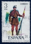 Stamps Spain -  Cabo casadores de infanteria