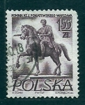 Stamps : Europe : Poland :  Monumento a Poniatovskiego