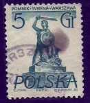 Stamps : Europe : Poland :  Monumento la syrena