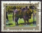 Stamps Equatorial Guinea -  GUINEA ECUATORIAL 1976 Sellos Animales Bufalo 2º Centenario Independencia de Estados Unidos