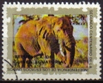 Sellos de Africa - Guinea Ecuatorial -  GUINEA ECUATORIAL 1976 Sellos Animales Elefante 2º Centenario Independencia de Estados Unidos