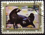 Stamps Equatorial Guinea -  GUINEA ECUATORIAL 1976 Sellos Animales Focas 2º Centenario Independencia de Estados Unidos