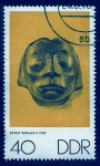 Stamps Germany -  Ernest Barlach (Escultor)