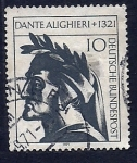 Stamps : Europe : Germany :  DANTE ALIGHIERI