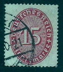 Stamps Germany -  CIFRAS