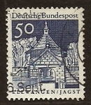 Stamps Germany -  Castillo ELWANGEN