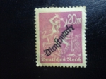 Stamps : Europe : Germany :  con placa de imprecion mineros 