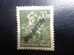 Stamps Germany -  con placa de imprecion mineros 