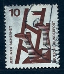 Stamps : Europe : Germany :  Proteccion Lavoral