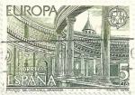 Stamps Spain -  SERIE EUROPA-CEPT 1978. PALACIO DE CARLOS V EN GRANADA. EDIFIL 2474