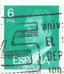 Stamps Spain -  SERIE BÁSICA JUAN CARLOS I. Ia SERIE. VALOR FACIAL 6 Pts. EDIFIL 2392