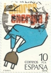Stamps Spain -  AHORRO DE ENERGIA. ELECTRICIDAD. EDIFIL 2510