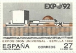 Sellos de Europa - Espa�a -  EXPOSICIÓN UNIVERSAL SEVILLA 1992. PABELLÓN DE ESPAÑA. EDIFIL 3155