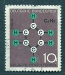 Stamps : Europe : Germany :  Formula del Benzol