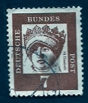Stamps Germany -  ELISABETH THURINGE