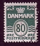 Stamps Denmark -  Cifra