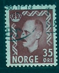 Stamps : Europe : Norway :  Rey HAAKON   VII