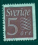 Stamps Sweden -  Numeral