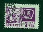 Stamps Russia -  Jobentud y Lenin