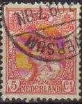 Stamps Netherlands -  HOLANDA Netherlands 1898-1924 Scott 65 Sellos Reina Wihelmina Usados