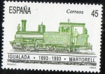 Stamps Spain -  3265 - I Centenario del ferrocarrl ,Igualada-Martorell.