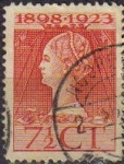 Stamps Netherlands -  Holanda 1898-1924 Scott 126 Sello Reina Wilhelmina usado 7 1/2c Netherland 